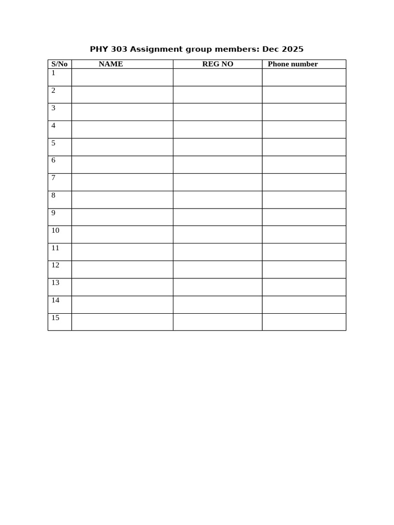 Phy 303 Assignment Template | PDF
