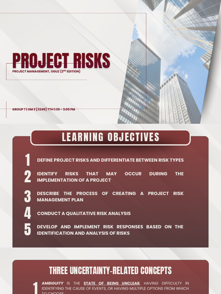 Project Risks - 20251202 - 090518 - 0000 | PDF | Risk | Risk Assessment
