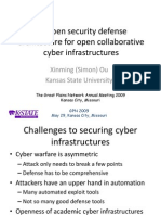 An Open Security Defense Architecture For Open Collaborative Cyber Infrastructures