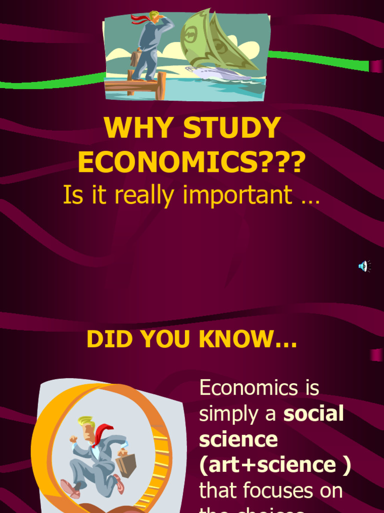 Importance of Studying Economics | PDF | Economics | Interest