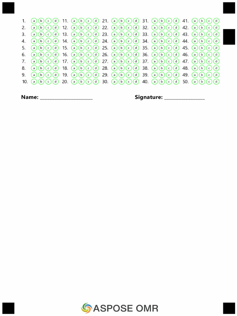 OMR | PDF