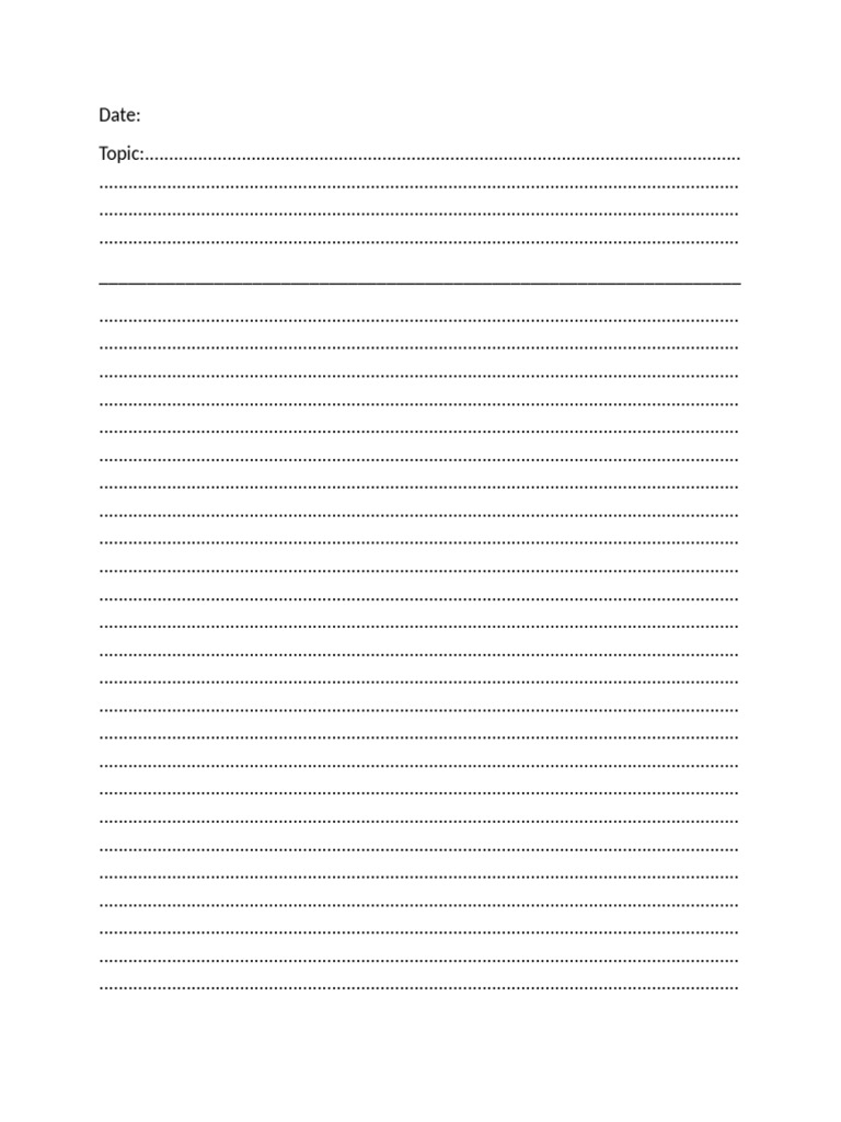 Comprehensive Topic Overview Document | PDF