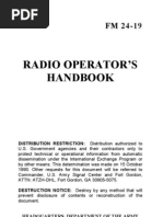 Download fm 24-19 radio operators handbook by Jared A Lang SN9649984 doc pdf