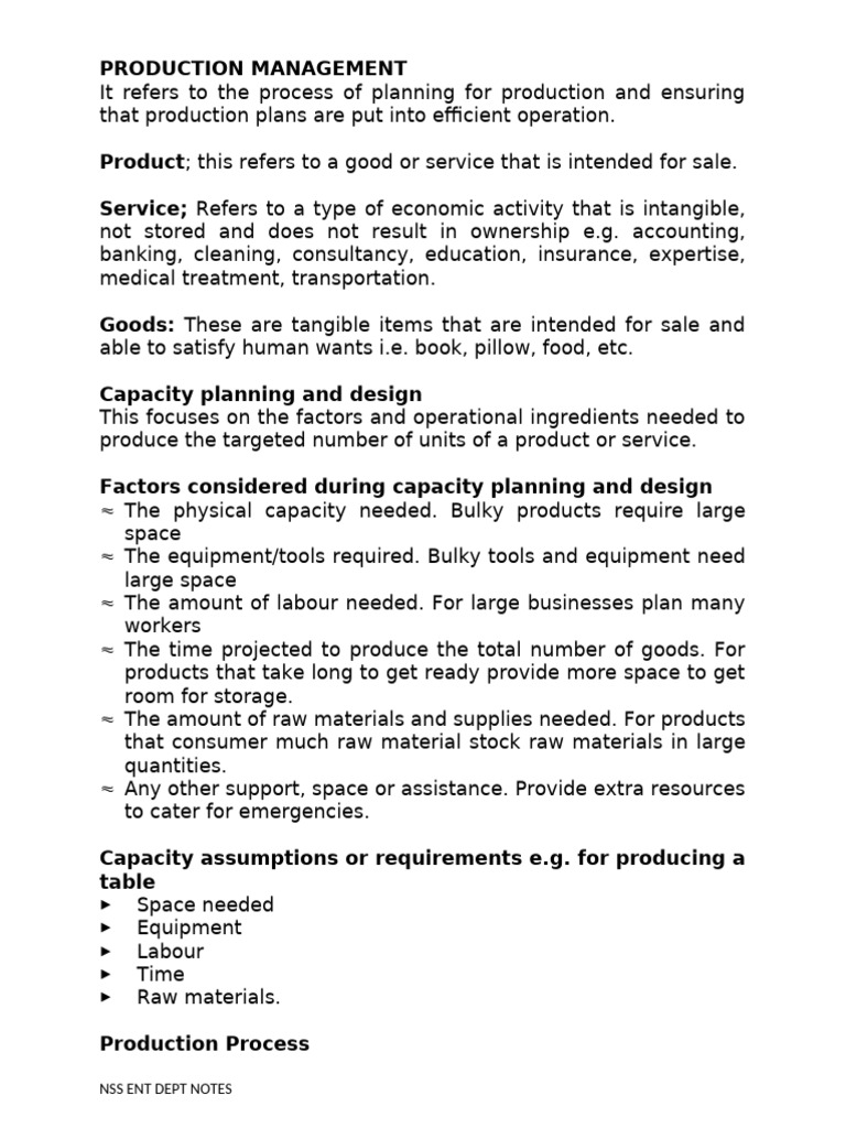 Production Management 2024 (1) | PDF | Labour Economics | Inventory