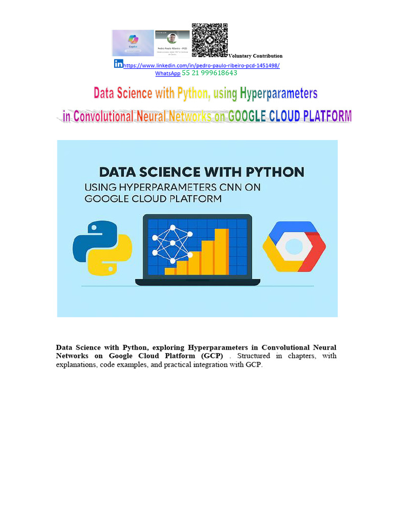 Data Science with Python on GCP | PDF | Machine Learning | Deep Learning