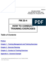 FM 25-4 How To Conduct Training Exercises