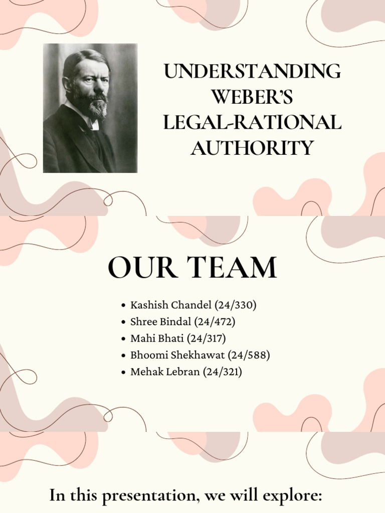 Weber's Legal-Rational Authority Explained | PDF | Bureaucracy
