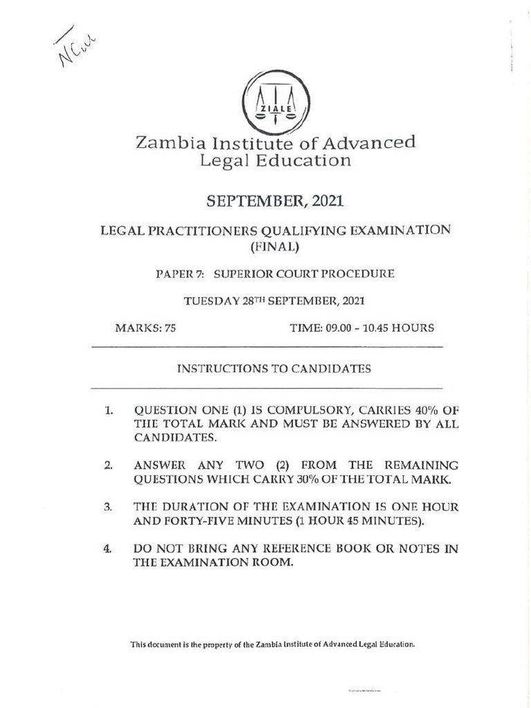 Highcourt Procedure Compled Papers | PDF