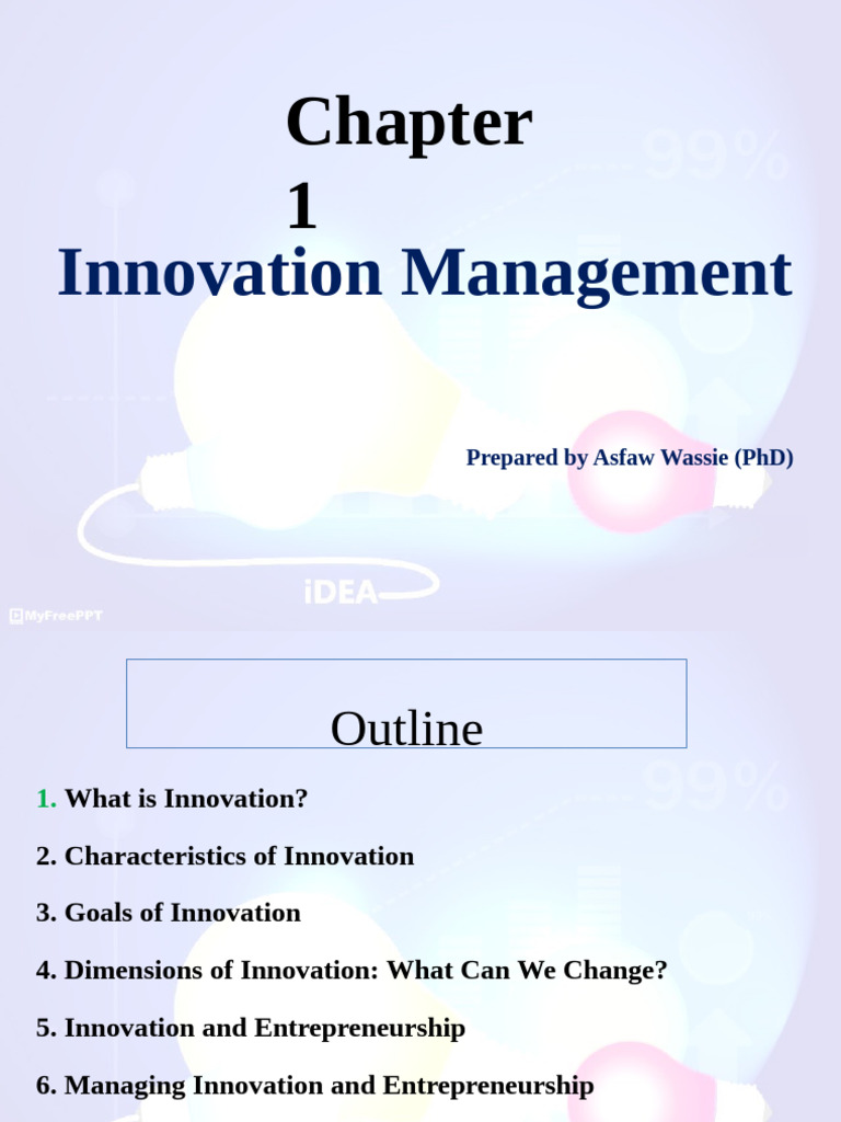 Understanding Innovation Management | PDF | Innovation | Entrepreneurship
