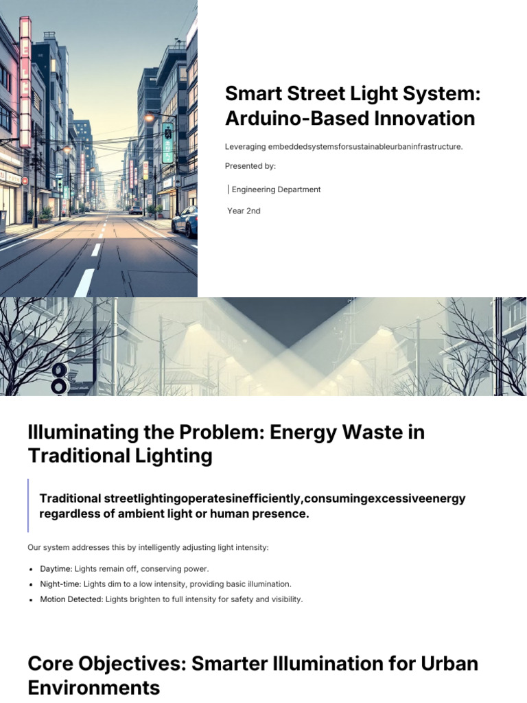 Arduino Smart Street Light System | PDF | Lighting | Street Light