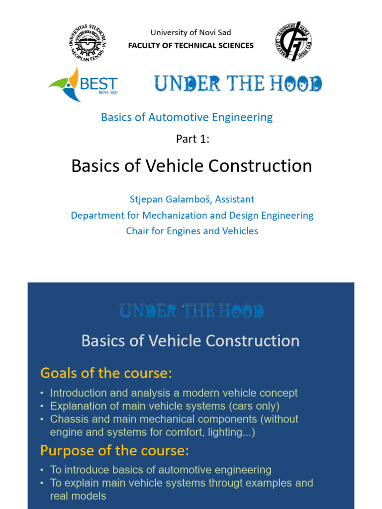 Basics of Motor Vehicles | PDF | Brake | Clutch