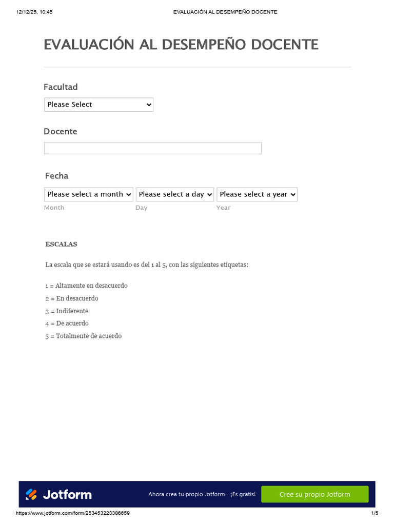 Evaluación del Desempeño Docente | PDF | Aprendizaje | Cognición