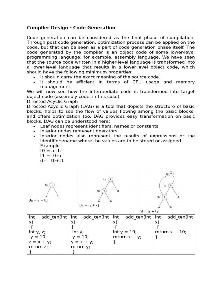 Compiler Design Unit v Notes (1) | PDF | Parameter (Computer ...