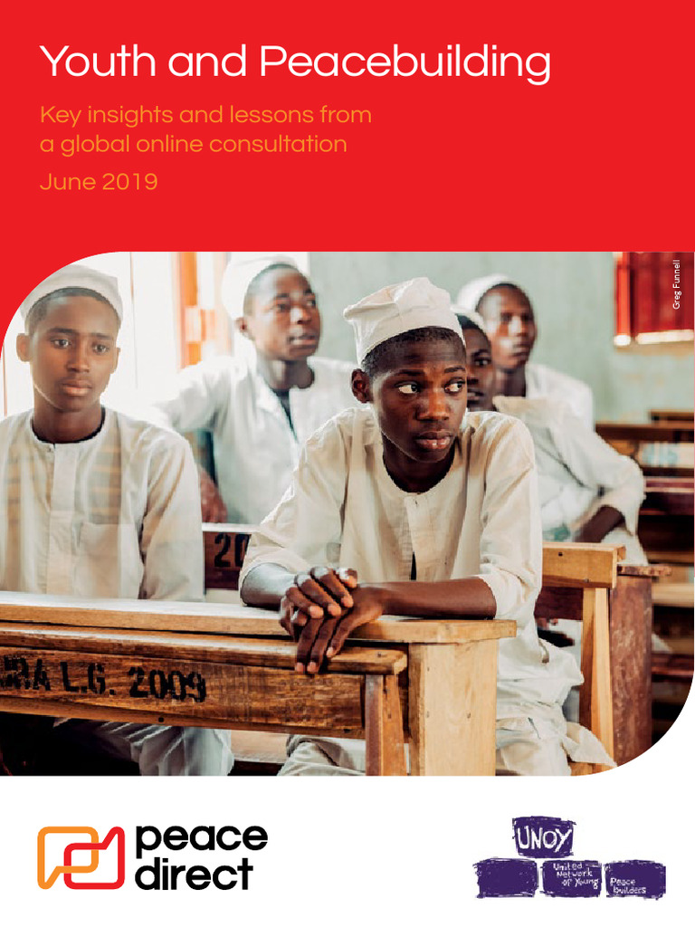 The Role of Youth Peace Building PDF | PDF | Peacebuilding | United Nations