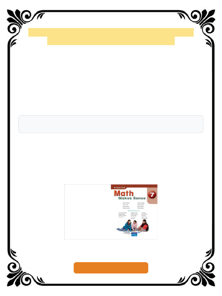 Math Makes Sense 7 Marc Garneau ebook clean-source pdf | PDF | Zoology, image size:768x1024