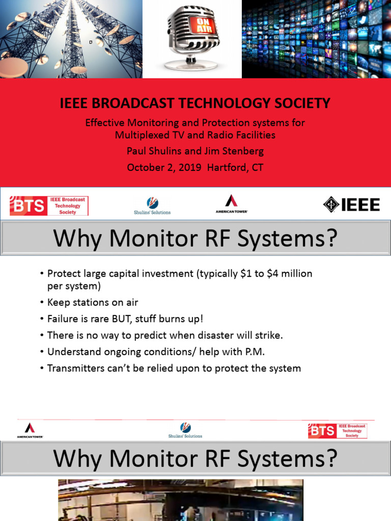 Effective Monitoring and Protection Systems For Multiplexed TV and ...