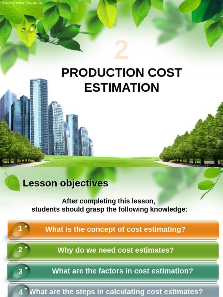 Cost Estimation in Manufacturing Guide | PDF | Cost | Scrap