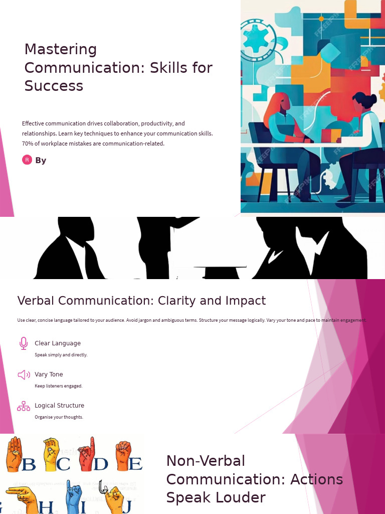 Essential Communication Skills for Success | PDF | Communication ...