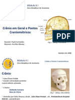 Crânio em Geral e Pontos Craniométricos