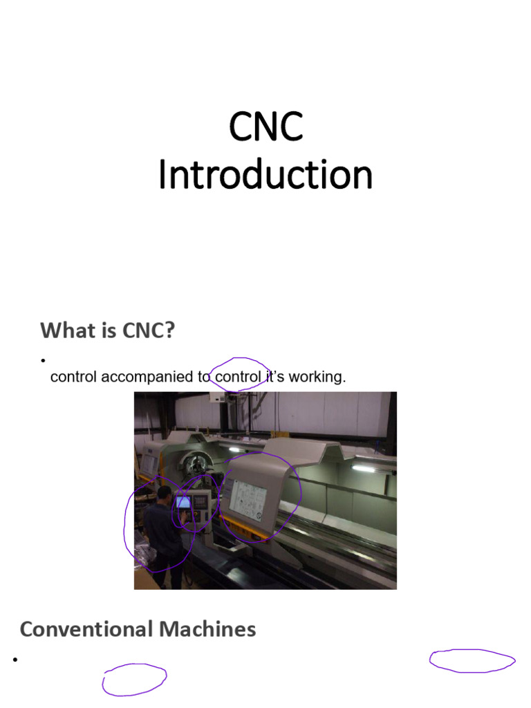 1. CNC Introduction | PDF | Machinist | Production And Manufacturing