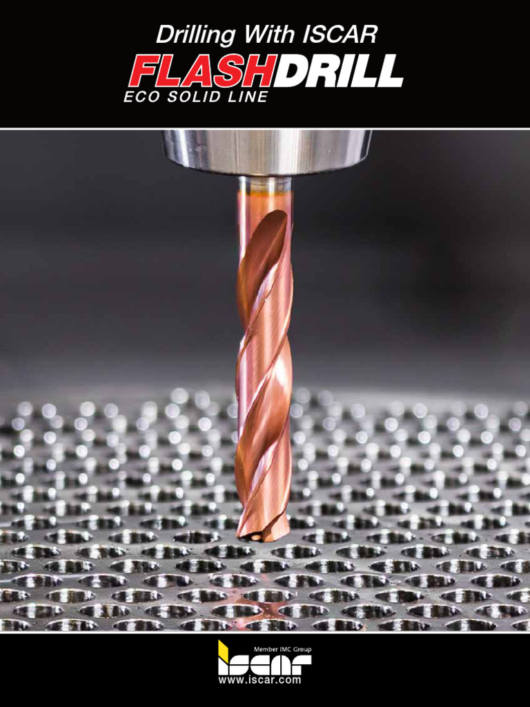 ISCAR Flashline Solid Carbide Drills | PDF | Drilling | Drill