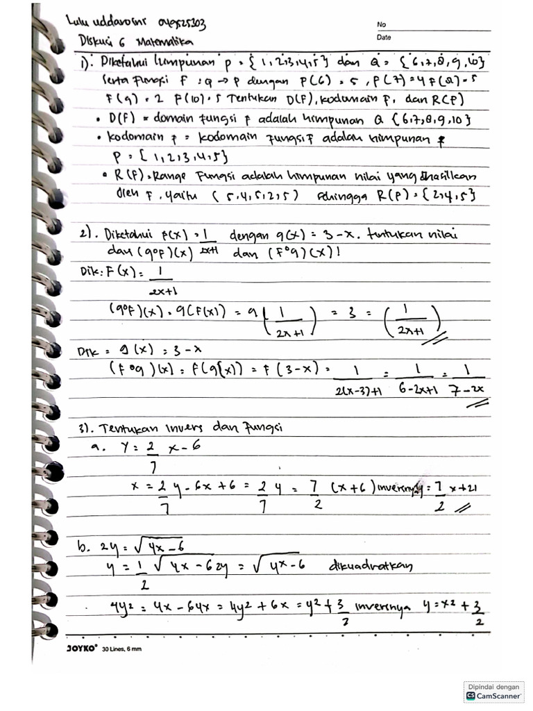 Diskusi 6 Pengantar Matematika Lu Lu Pdf