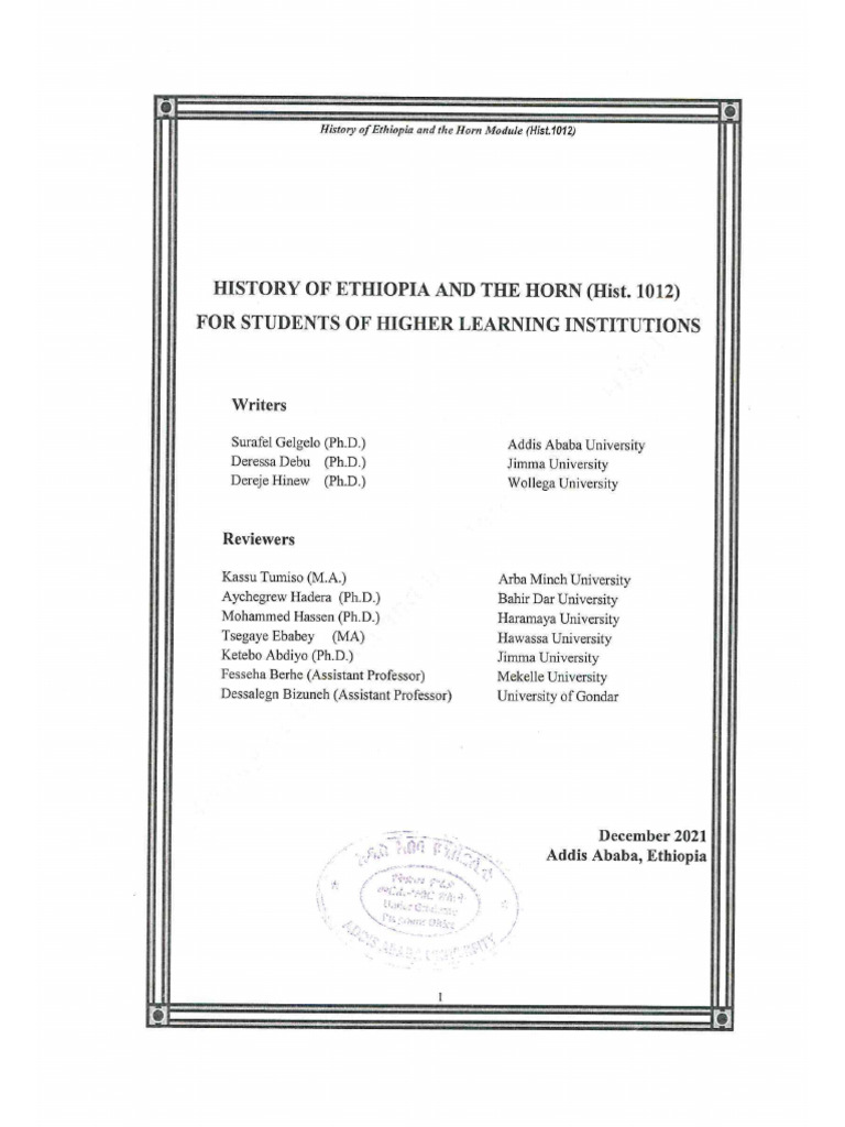 Cha1 History | PDF