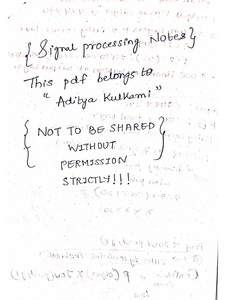 SP Notes After Cat2 | PDF