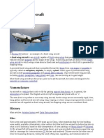 Fixed-Wing Aircraft: Nomenclature