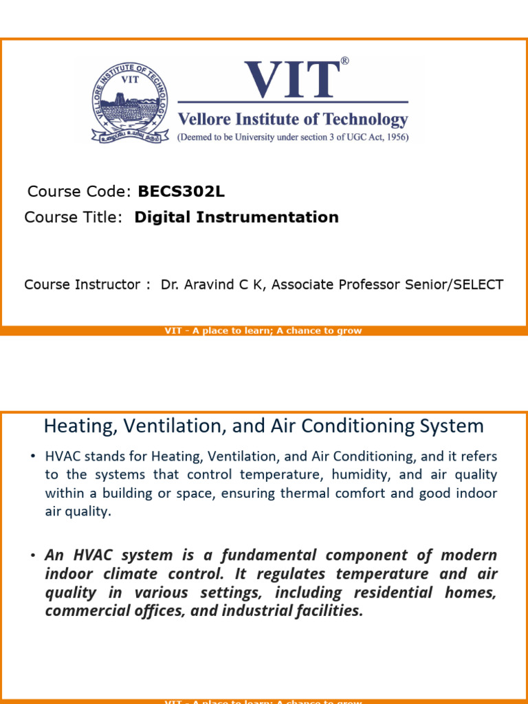 HVAC System Overview and Components | PDF | Pressure Measurement | Humidity