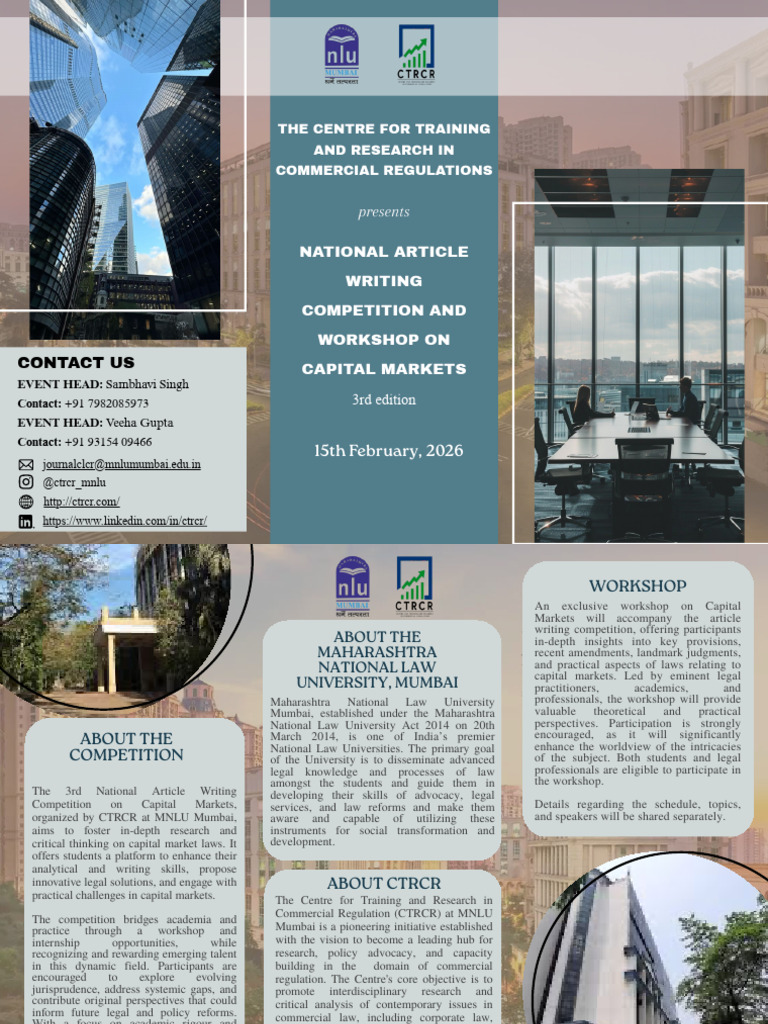 National Article Writing Competition 2026 | PDF | Turnitin