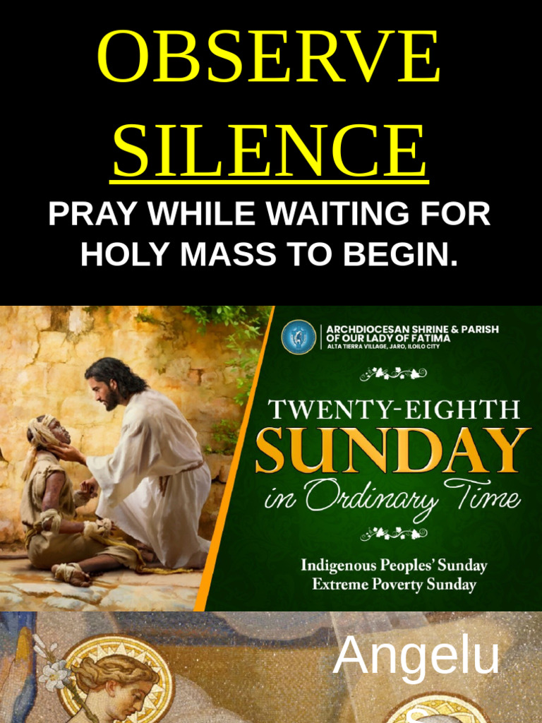 Ordinary Sunday 6pm - 28 | PDF | God In Christianity | Jesus