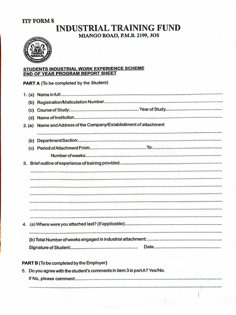Form 8 (Front and Back) | PDF