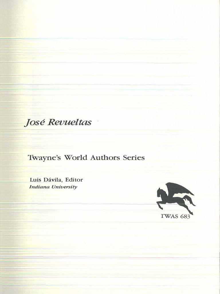 José Revueltas (World Author Series) | PDF | Written Communication ...