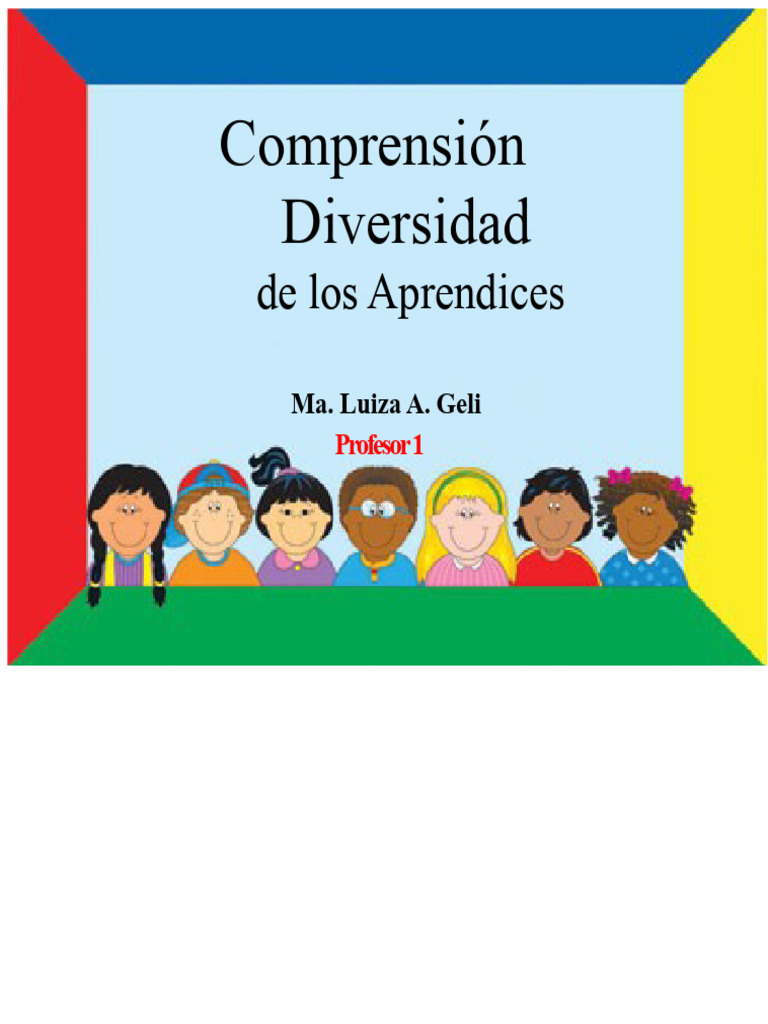 Diversidad en el Aprendizaje Estudiantil | PDF | Aprendizaje | Maestros