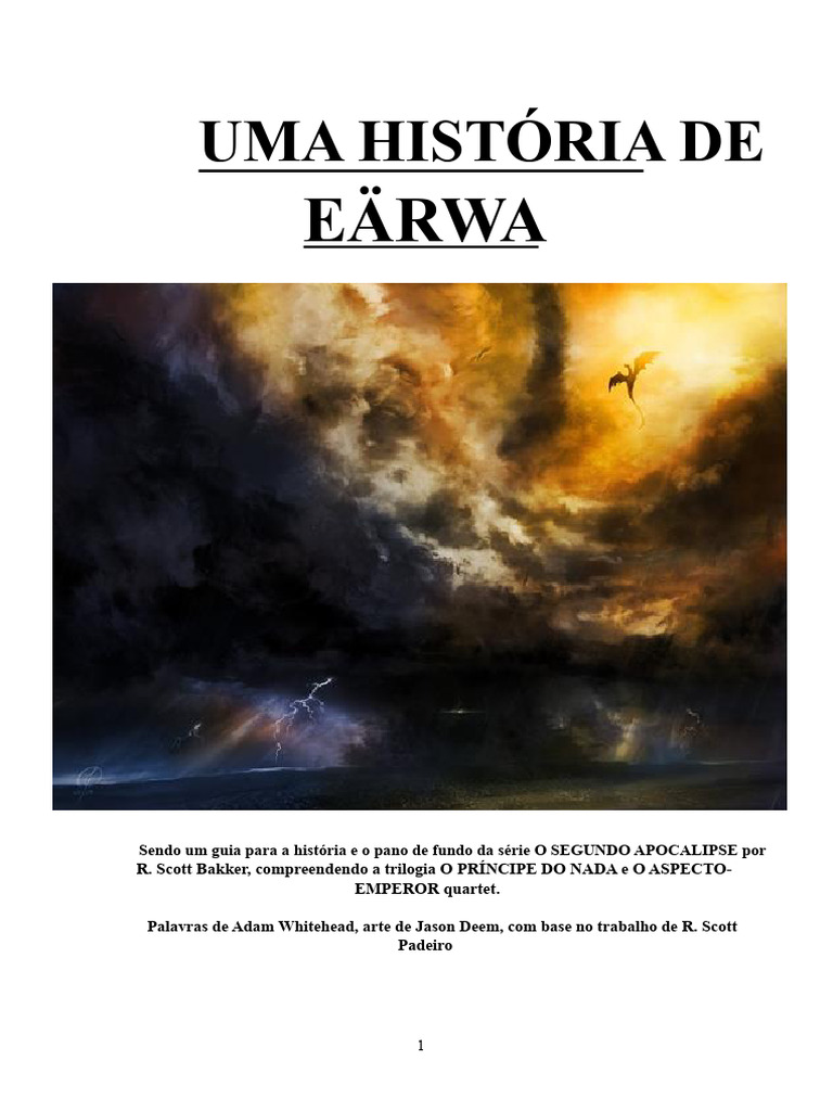 História de Eärwa: O Segundo Apocalipse | PDF | Feitiçaria | Mitologia ...