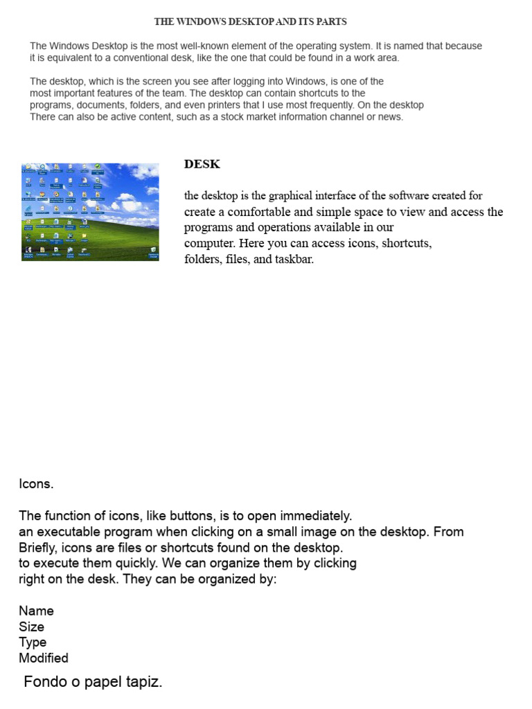 Understanding Windows Desktop Components | PDF