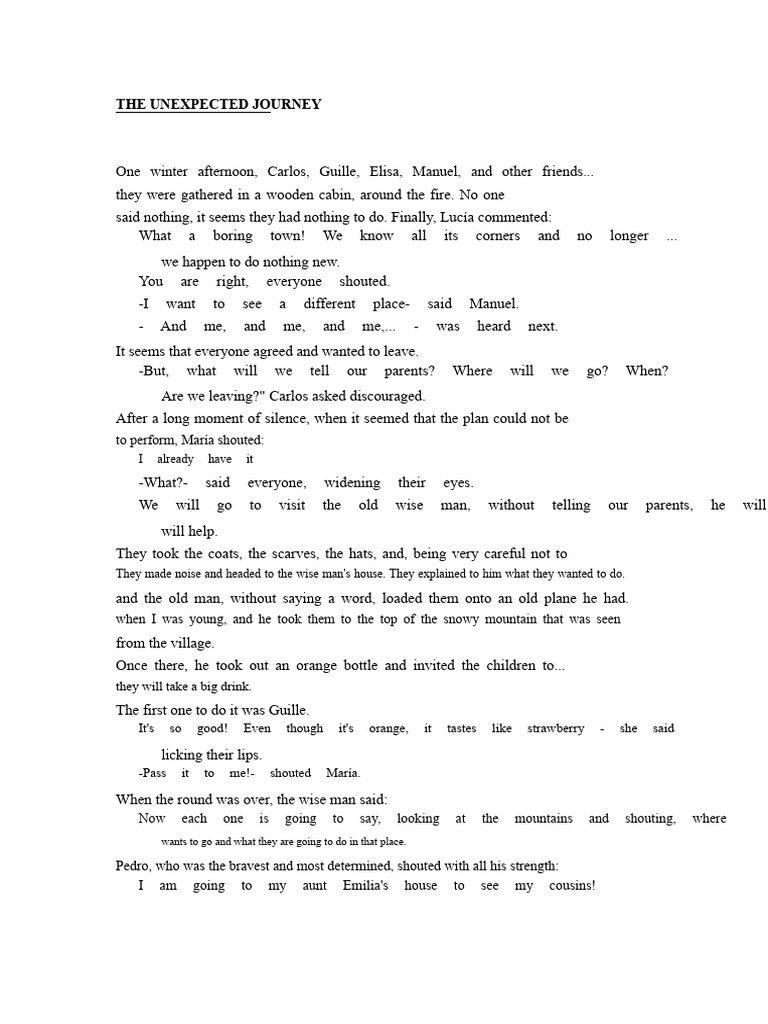 THE UNEXPECTED JOURNEY PDF Human Communication Cognitive Science