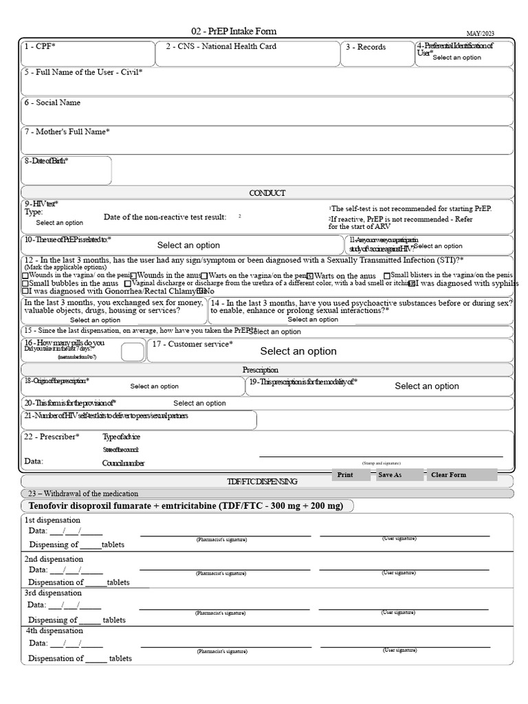PREP Prescription | PDF | Medicine | Health Sciences