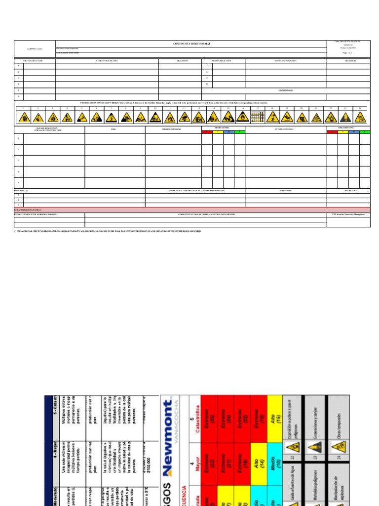 Fatality Risk Assessment Form | PDF