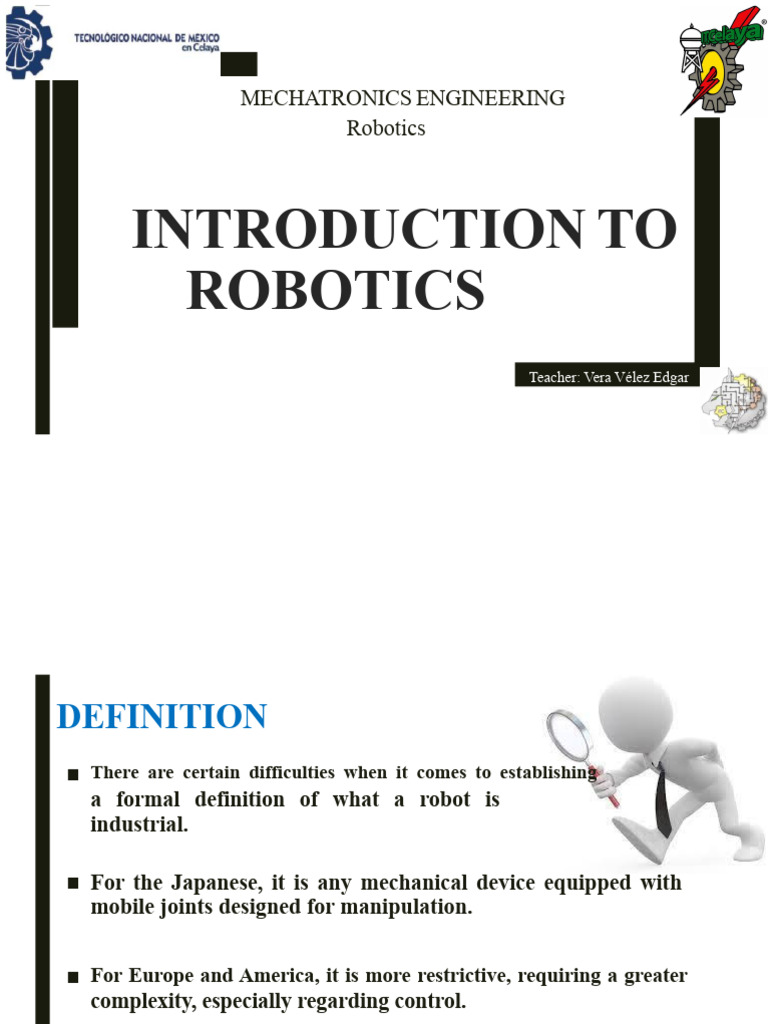 01 - Introduction To Robotics | PDF