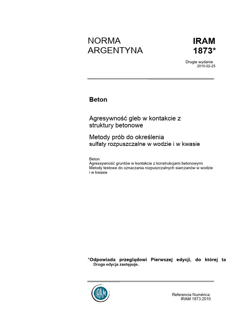 Iram 1873 - 2010 | PDF