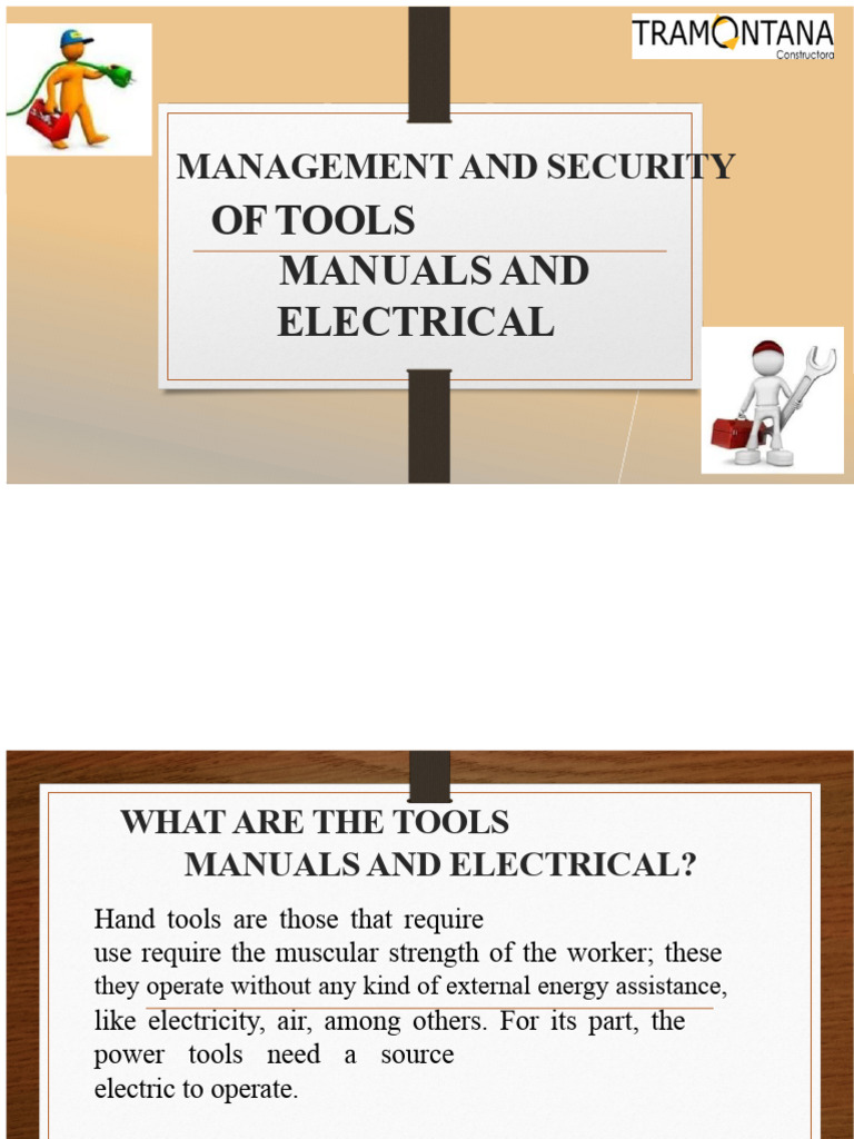 Hand and Power Tools Safety Guide | PDF | Electrical Connector | Drill