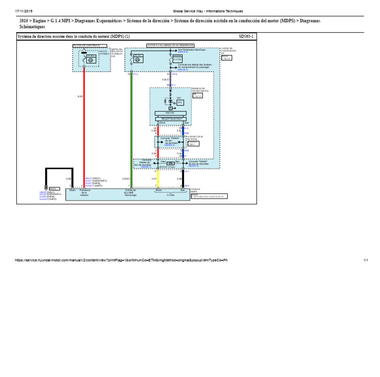 Schémas de direction assistée G 1.4 MPI | PDF | Technologie des ...