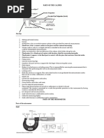 Micrometer Parts and Usage Guide | PDF