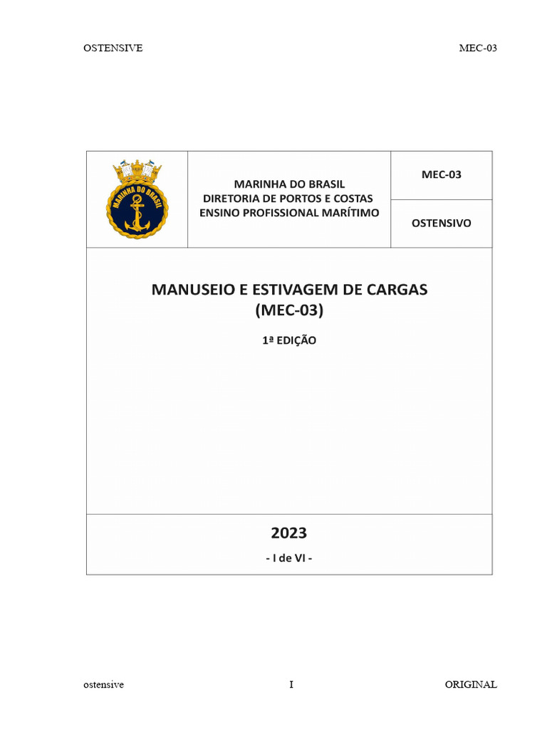 Handling and Stowing of Loads (MEC-03) | PDF | Containerization | Rope