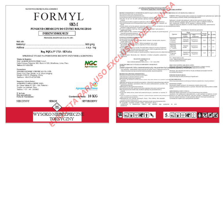 FORMIL 90 PS - 10 KG - CHIMU | PDF
