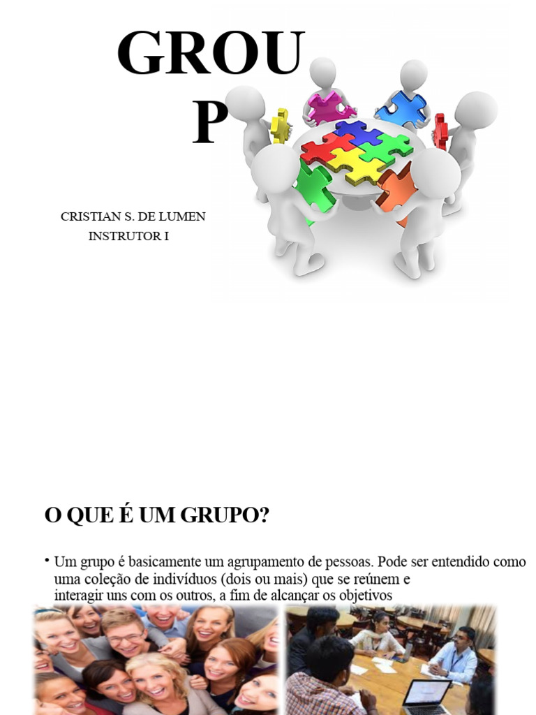 Definição e Tipos de Grupos Sociais | PDF | Liderança | Psicologia