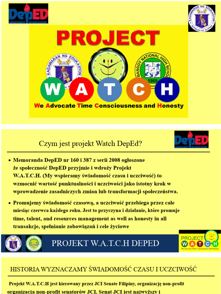 GRUPA 4 (DepEd Project Watch) | PDF