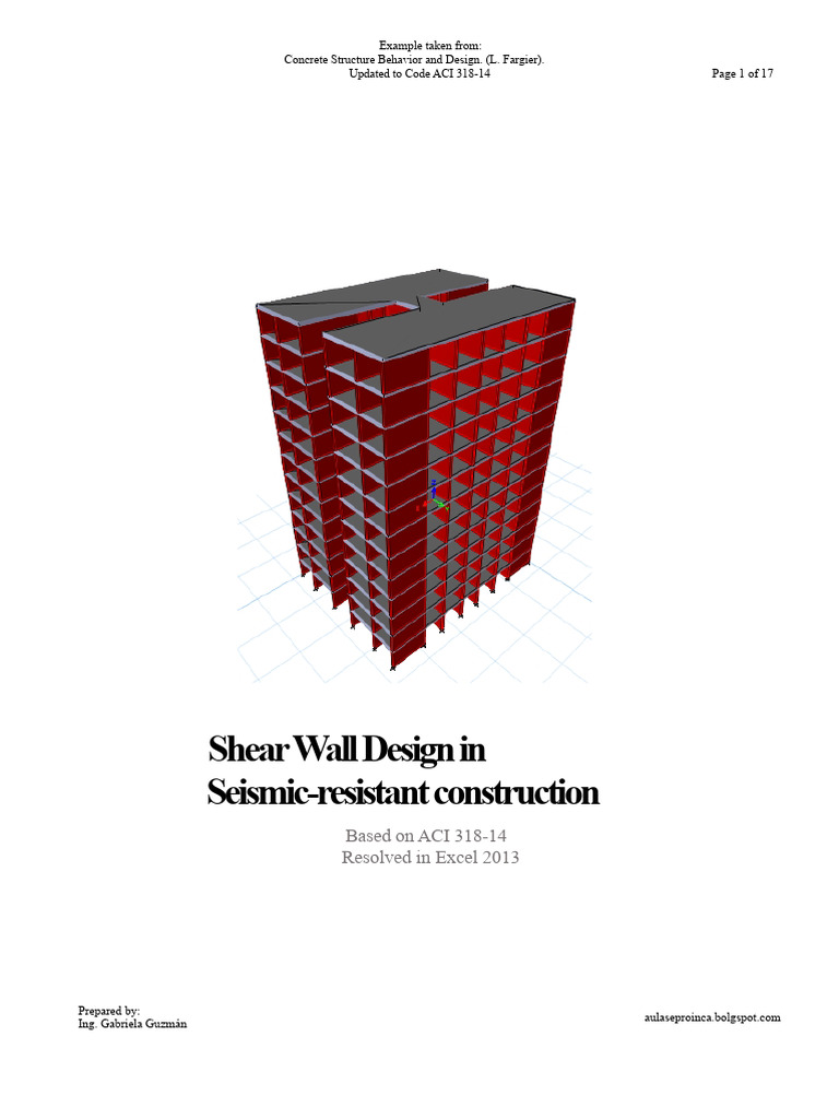 Shear Wall Design for Seismic Resistance | PDF | Concrete | Structural ...